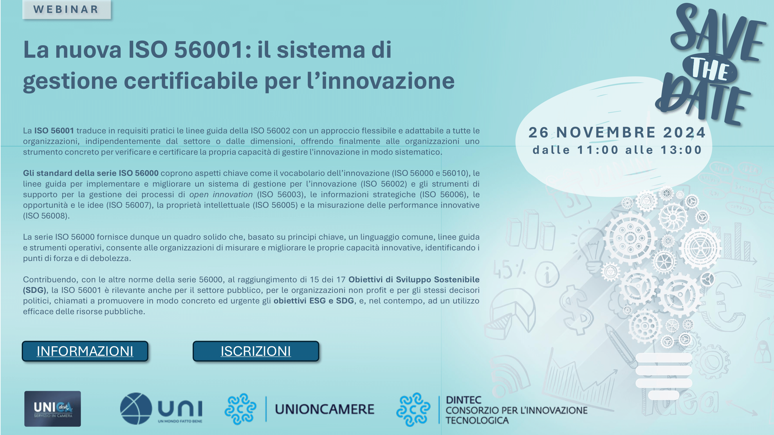 SAVE THE DATE WEBINAR 26/11